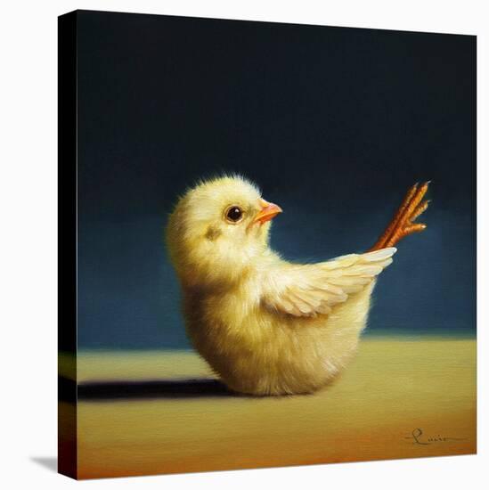 Yoga Chick Boat Pose-Lucia Heffernan-Stretched Canvas