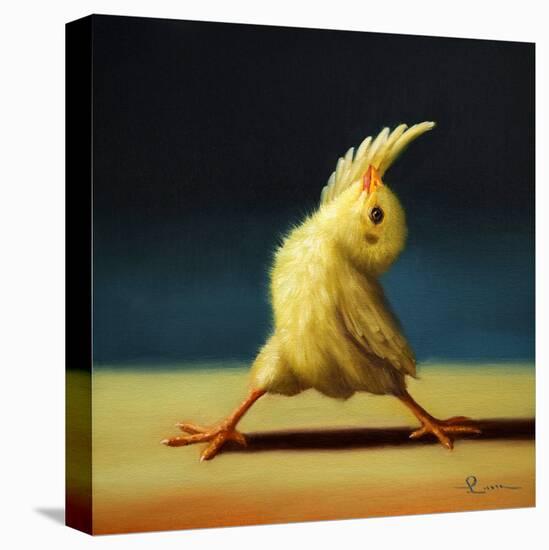 Yoga Chick Reverse Warrior-Lucia Heffernan-Stretched Canvas