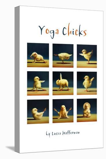 Yoga Chicks Collage-Lucia Heffernan-Stretched Canvas