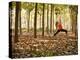 Yoga Practice Among a Rubber Tree Plantation in Chiang Dao, Thaialand-Dan Holz-Premier Image Canvas