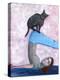 Yoga with My Cat-Sharyn Bursic-Premier Image Canvas