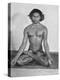 Yogi Vithaldas in the Padma-Asan (Lotus Pose) One of the Meditative Postures-null-Premier Image Canvas