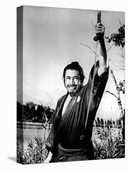 Yojimbo, Toshiro Mifune, 1961-null-Stretched Canvas
