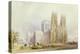 York Minster: North West View-Frederick Mackenzie-Premier Image Canvas