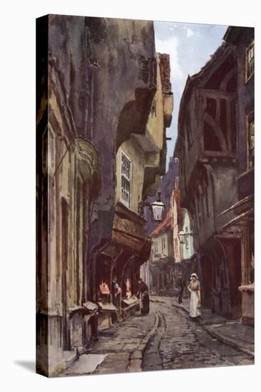 York Shambles-Ernest W Haslehust-Premier Image Canvas