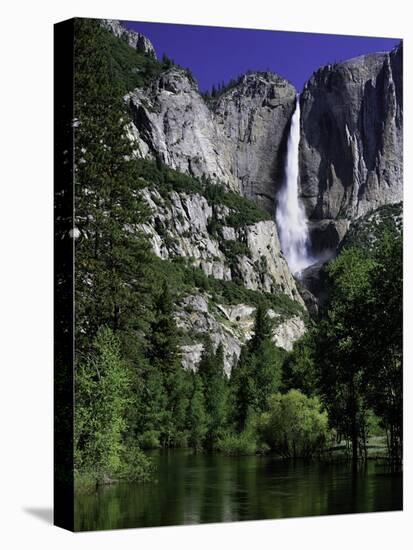 Yosemite Falls and Merced River-Doug Meek-Premier Image Canvas