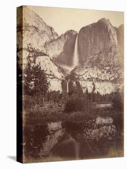 Yosemite Falls, Usa, 1861-75-Carleton Emmons Watkins-Premier Image Canvas