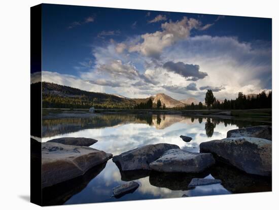 Yosemite National Park, California: Sunset Light on Tuolumne River and Meadows-Ian Shive-Premier Image Canvas