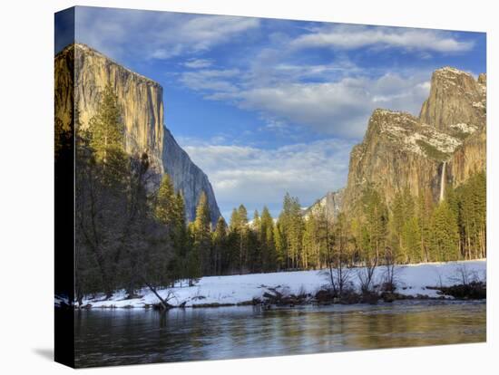 Yosemite Valley and Merced River from Valley View, Yosemite National Park, California, Usa-Jamie & Judy Wild-Premier Image Canvas