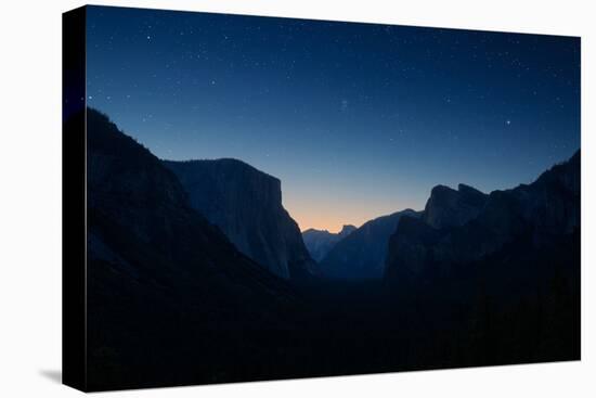 Yosemite Valley by Night under the Stars-beboy-Premier Image Canvas