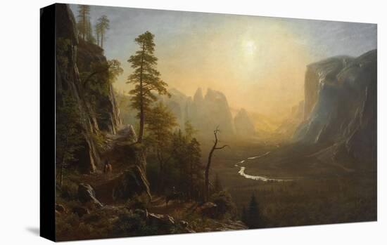 Yosemite Valley, Glacier Point Trail, ca. 1873-Albert Bierstadt-Stretched Canvas