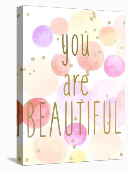 You Are Beautiful Color-Kimberly Allen-Stretched Canvas