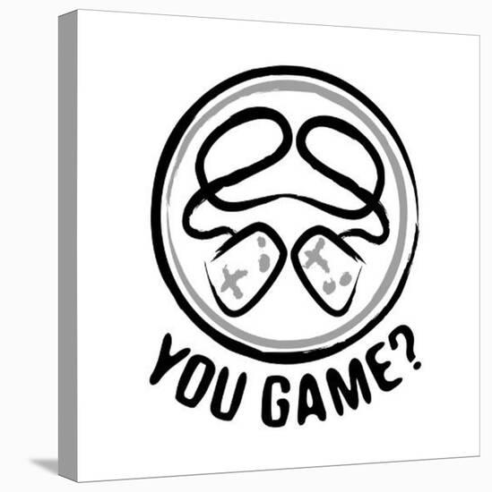 You Game Emblem-Enrique Rodriguez Jr.-Stretched Canvas