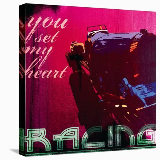 You Set My Heart Racing-Malcolm Sanders-Stretched Canvas