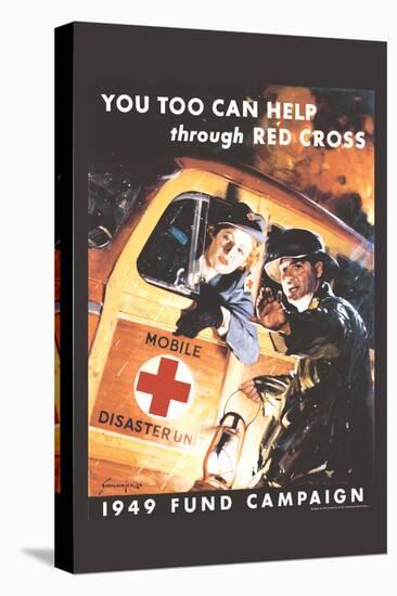 You Too Can Help Through Red Cross-Jes Schlaikjer-Stretched Canvas