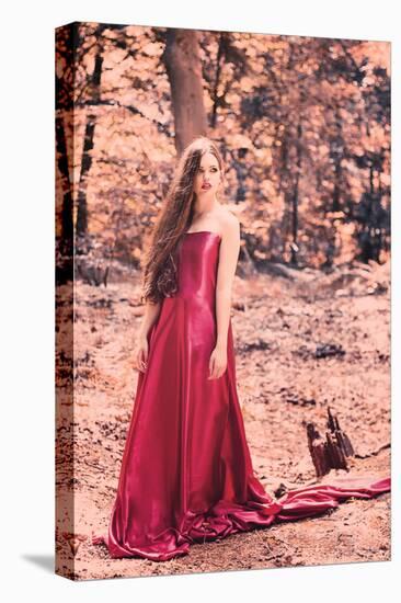 Young Adult Female in Woodland-Sabine Rosch-Premier Image Canvas