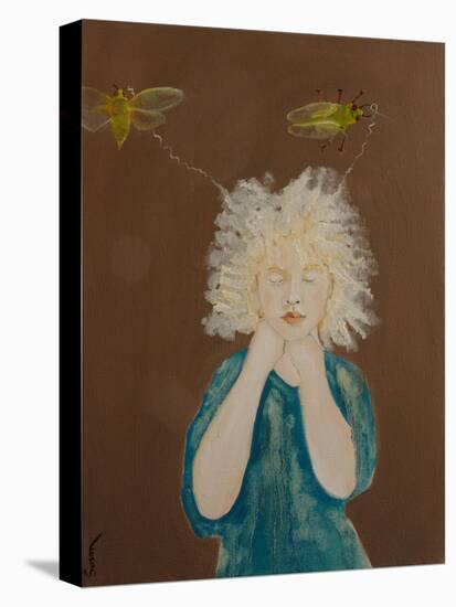 Young Albino Girl with Cicadas (Green Grocers), 2017-Susan Adams-Premier Image Canvas