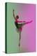 Young and Graceful Ballet Dancer Isolated on Gradient Pink-Green Studio Background in Neon Light. A-master1305-Premier Image Canvas