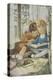 Young Boy and Girl-Jessie Willcox-Smith-Premier Image Canvas