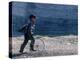 Young Boy Playing on the street of Uelen, Russia's Far East, Siberia-Daisy Gilardini-Premier Image Canvas
