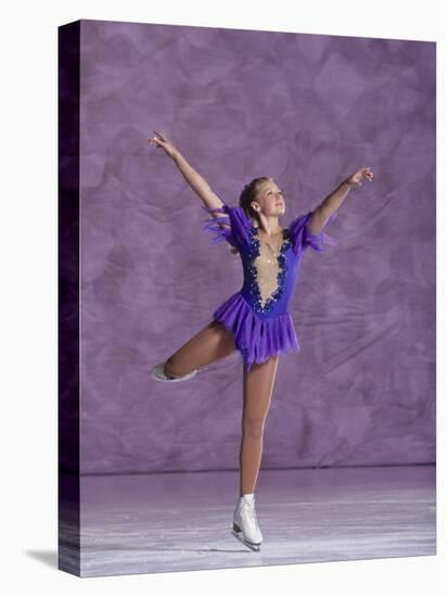 Young Female Figure Skater-null-Premier Image Canvas