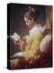 Young Girl Reading-Jean-Honoré Fragonard-Premier Image Canvas