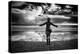 Young Girl Standing on a Beach-Rory Garforth-Premier Image Canvas