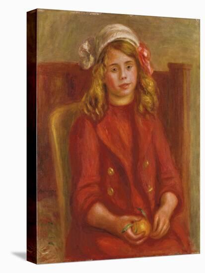 Young Girl with an Orange; Fillette a L'Orange, 1911-Pierre-Auguste Renoir-Premier Image Canvas
