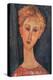 Young Girl with Earrings-Amedeo Modigliani-Premier Image Canvas