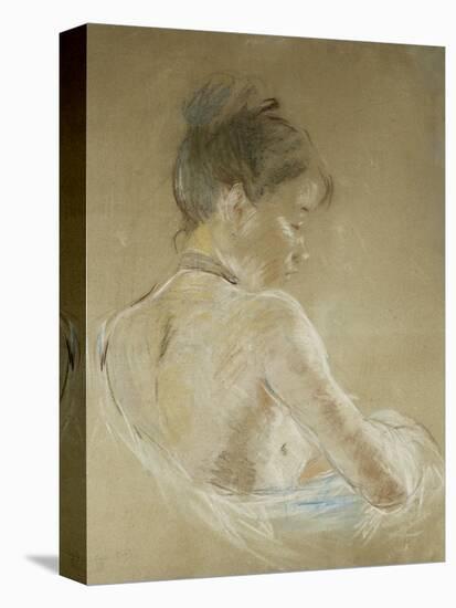 Young Girl with Naked Shoulders; Jeune Fille Aux Epaules Nues, 1885-Berthe Morisot-Premier Image Canvas