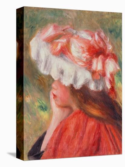 Young Girl with Red Hat, 1890-Pierre-Auguste Renoir-Premier Image Canvas