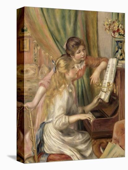 Young Girls at the Piano, 1892-Pierre-Auguste Renoir-Premier Image Canvas