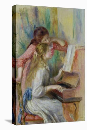 Young Girls at the Piano, circa 1890-Pierre-Auguste Renoir-Premier Image Canvas