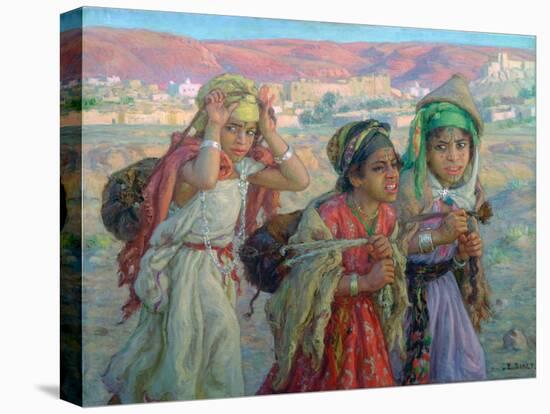 Young Girls Carrying Water, C1881-1926-Etienne Dinet-Premier Image Canvas