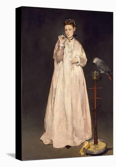 Young Lady in 1866-Edouard Manet-Stretched Canvas