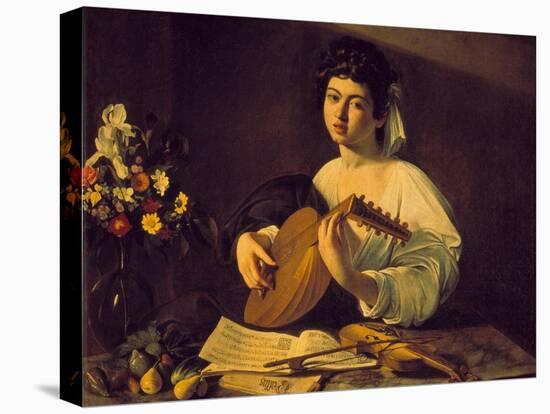 Young Lute Player, C. 1595-Caravaggio-Premier Image Canvas