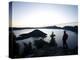 Young Man Hiking around Crater Lake National Park, Or.-Justin Bailie-Premier Image Canvas