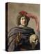 Young Man Holding a Skull (Vanita), 1627-Frans I Hals-Premier Image Canvas