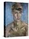 Young Man Wearing a Sun Visor-Glyn Warren Philpot-Premier Image Canvas