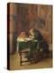 Young Man Writing, 1852-Jean-Louis Ernest Meissonier-Premier Image Canvas