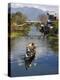 Young Novitiate Travels by Boat to His Induction as Novice Buddhist Monk, Lake Inle, Burma, Myanmar-Nigel Pavitt-Premier Image Canvas