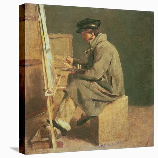 Young Painter at His Easel-Theodore Gericault-Premier Image Canvas