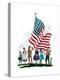 Young Patriots - Child Life-Keith Ward-Premier Image Canvas