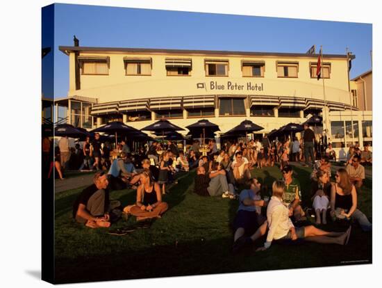 Young People Watching the Sunset in Bloubergstrand, Cape Town, South Africa, Africa-Yadid Levy-Premier Image Canvas