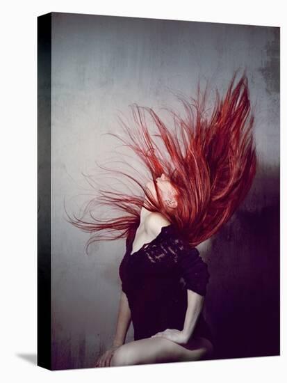 Young Redhead Throwing Head Back-Vania Stoyanova-Premier Image Canvas