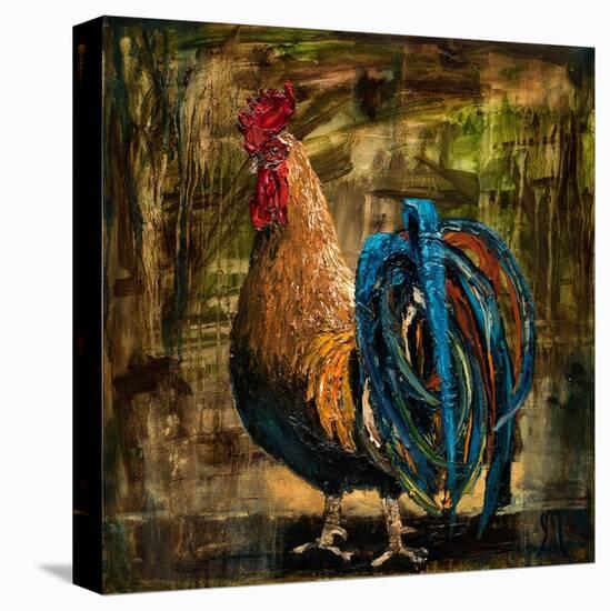Young Rooster II-Jodi Monahan-Stretched Canvas