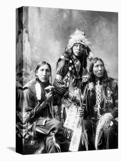 Young Sioux Men, 1899-null-Premier Image Canvas