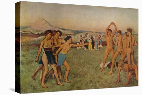 'Young Spartans Exercising', c1860, (1932)-Edgar Degas-Premier Image Canvas