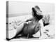 Young Woman at the Beach, Ca. 1938-null-Premier Image Canvas