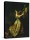 Young Woman Decorating the Statue of Love-Alexander Roslin-Premier Image Canvas